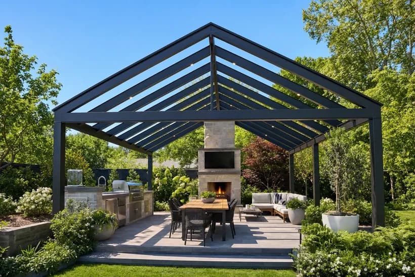 Gable Pergolas built in Perth by Perth Pergola Co