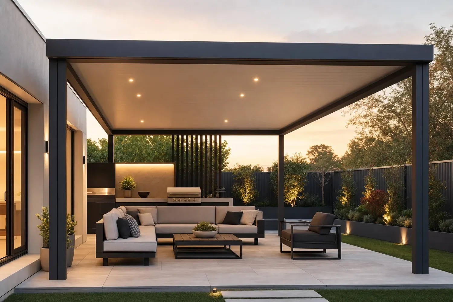 Flat-Roof Pergolas built in Perth by Perth Pergola Co