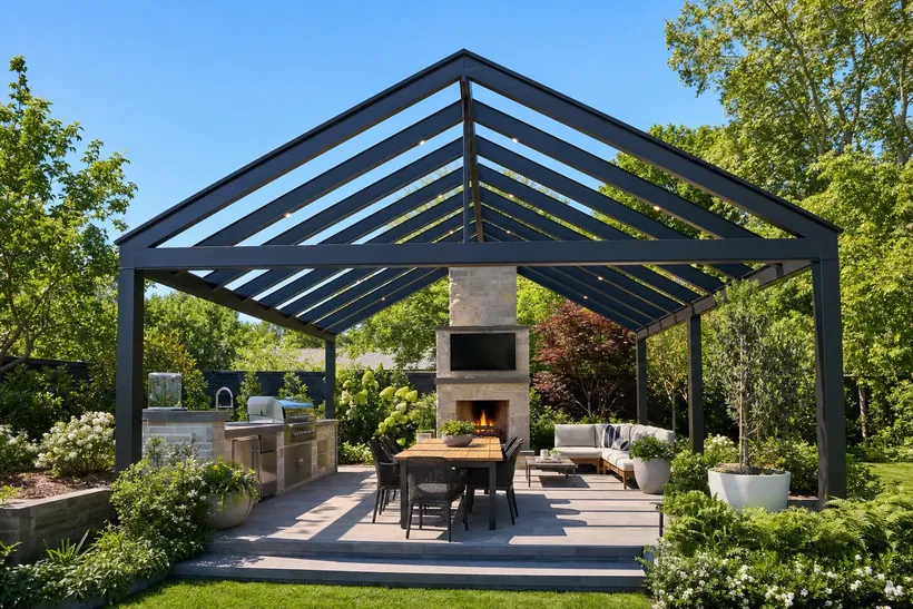 Gable Pergolas built in Perth by Perth Pergola Co